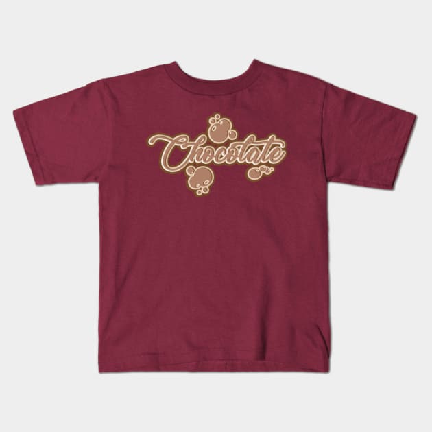 chocolate Kids T-Shirt by martian